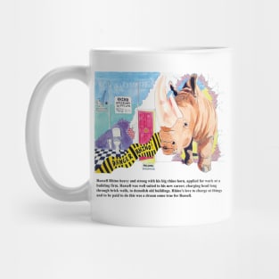 Russell Rhino - From the book "The City Zoo" Mug